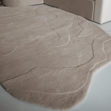 Terrain Beige Handmade Rugrugs