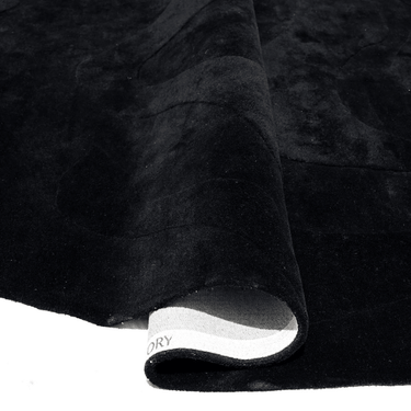 Terrain Black Handmade Rugrugs