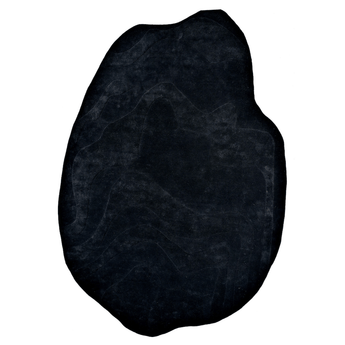 Terrain Black Handmade Rugrugs