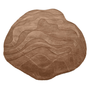 Terrain Brown Handmade Rugrugs