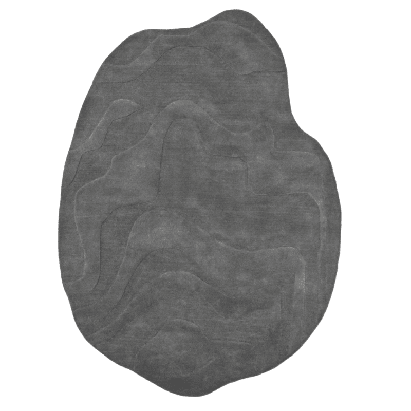 Terrain Grey Handmade Rugrugs
