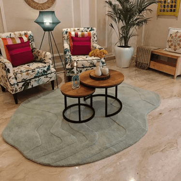 Terrain Light Green Handmade Rug The Rugs Story