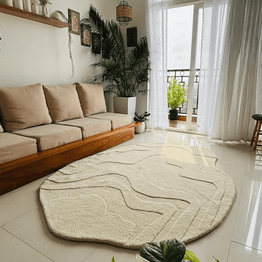 Terrain Off White Handmade Rugrugs
