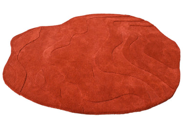 Terrain Red Handmade Rugrugs