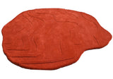 Terrain Red Handmade Rugrugs