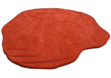 Terrain Red Handmade Rugrugs