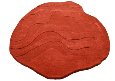Terrain Red Handmade Rugrugs
