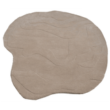 Terrain Round Beige Handmade Rugrugs
