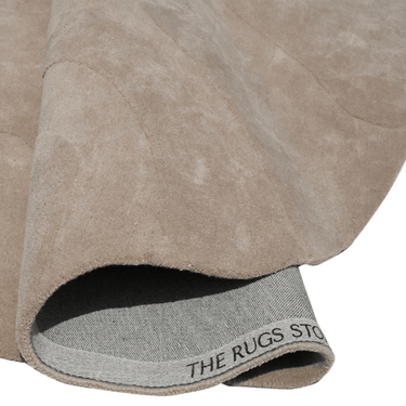 Terrain Round Beige Handmade Rugrugs