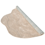 Terrain Round Beige Viscose Handmade Rugrugs