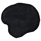 Terrain Round Black Handmade Rug The Rugs Story