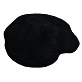 Terrain Round Black Handmade Rug The Rugs Story