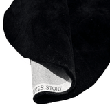 Terrain Round Black Handmade Rug The Rugs Story