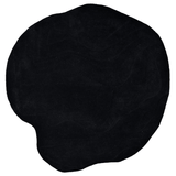 Terrain Round Black Handmade Rug The Rugs Story