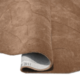 Terrain Round Brown Handmade Rugrugs
