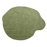 Terrain Round Green Handmade Rugrugs