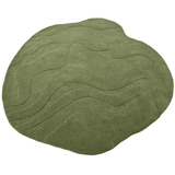 Terrain Round Green Handmade Rugrugs