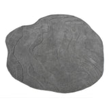 Terrain Round Grey Handmade Rugrugs