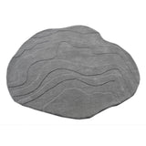 Terrain Round Grey Handmade Rugrugs