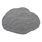 Terrain Round Grey Handmade Rugrugs