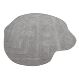 Terrain Round Light Grey Handmade Rugrugs