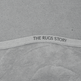 Terrain Round Light Grey Handmade Rugrugs