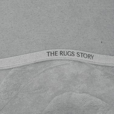 Terrain Round Light Grey Handmade Rugrugs