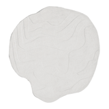 Terrain Round Natural White Handmade Rugrugs