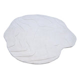 Terrain Round Natural White Handmade Rugrugs