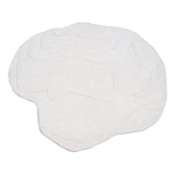 Terrain Round Natural White Handmade Rugrugs
