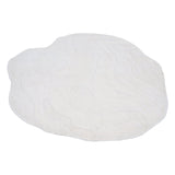 Terrain Round Natural White Handmade Rugrugs