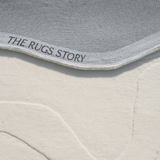 Terrain Round Off White Handmade Rugrugs