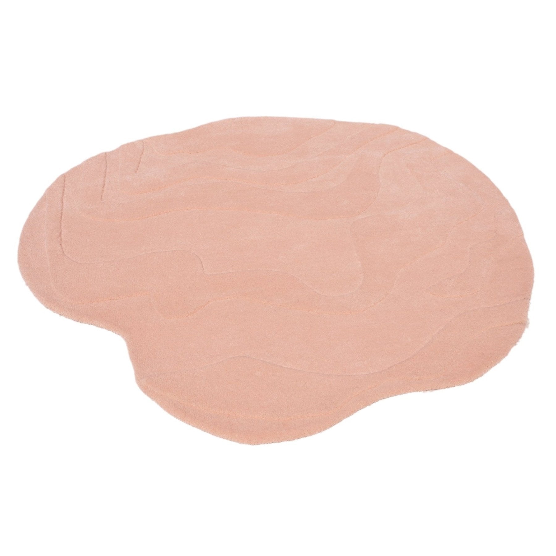 Terrain Round Pink Handmade Rug I The Rugs Story