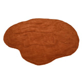 Terrain Round Rust Handmade Rugrugs