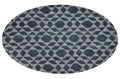 Tessellated Grey Wool Handmade Rug
