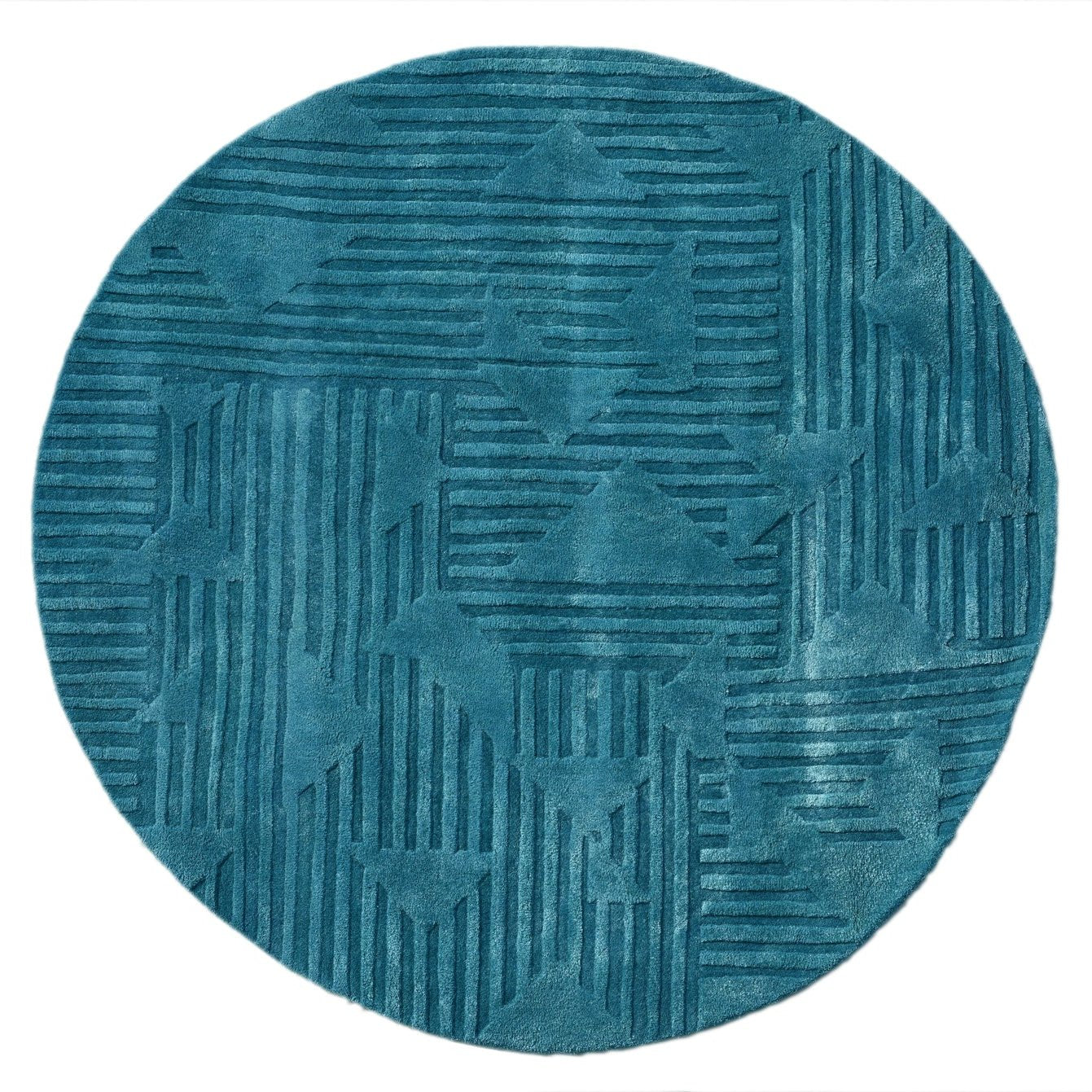 Eclipse Round 02 Handmade Rug - The Rugs Story
