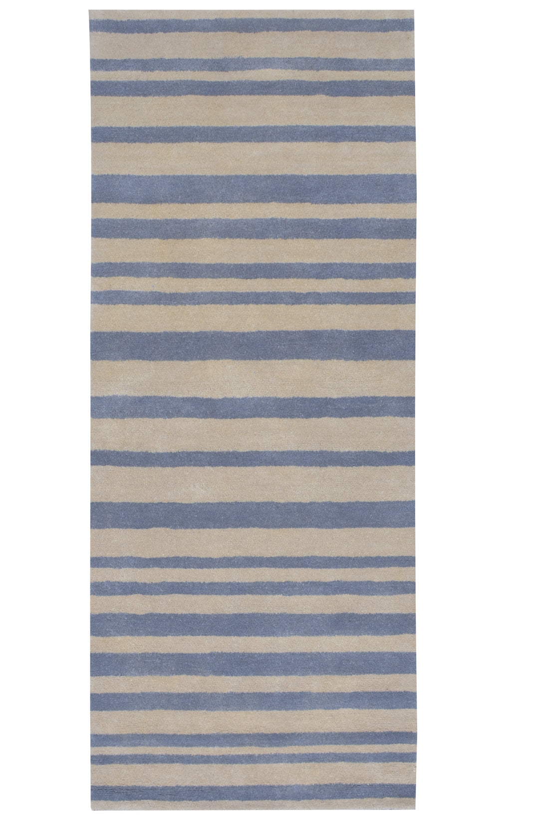 Stripes Wool Handmade Runner Rug - The Rugs Story