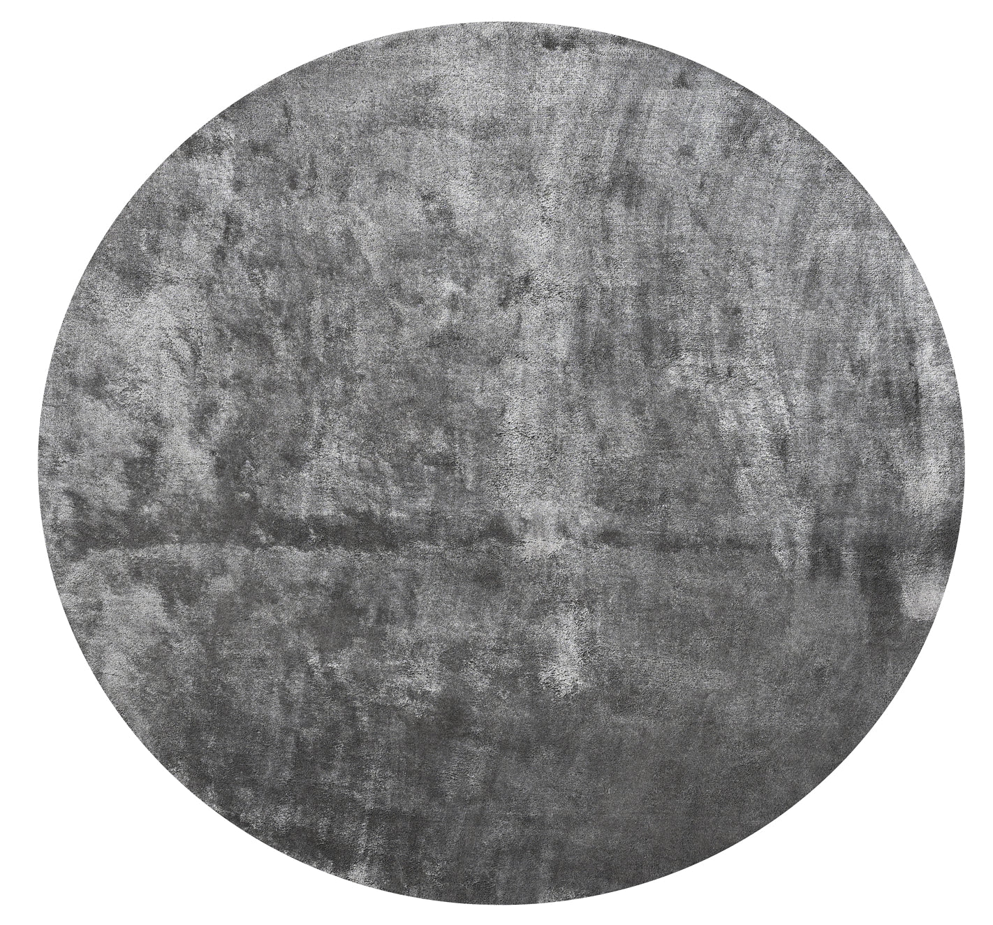 Reflections Round Grey Handmade Rug - The Rugs Story