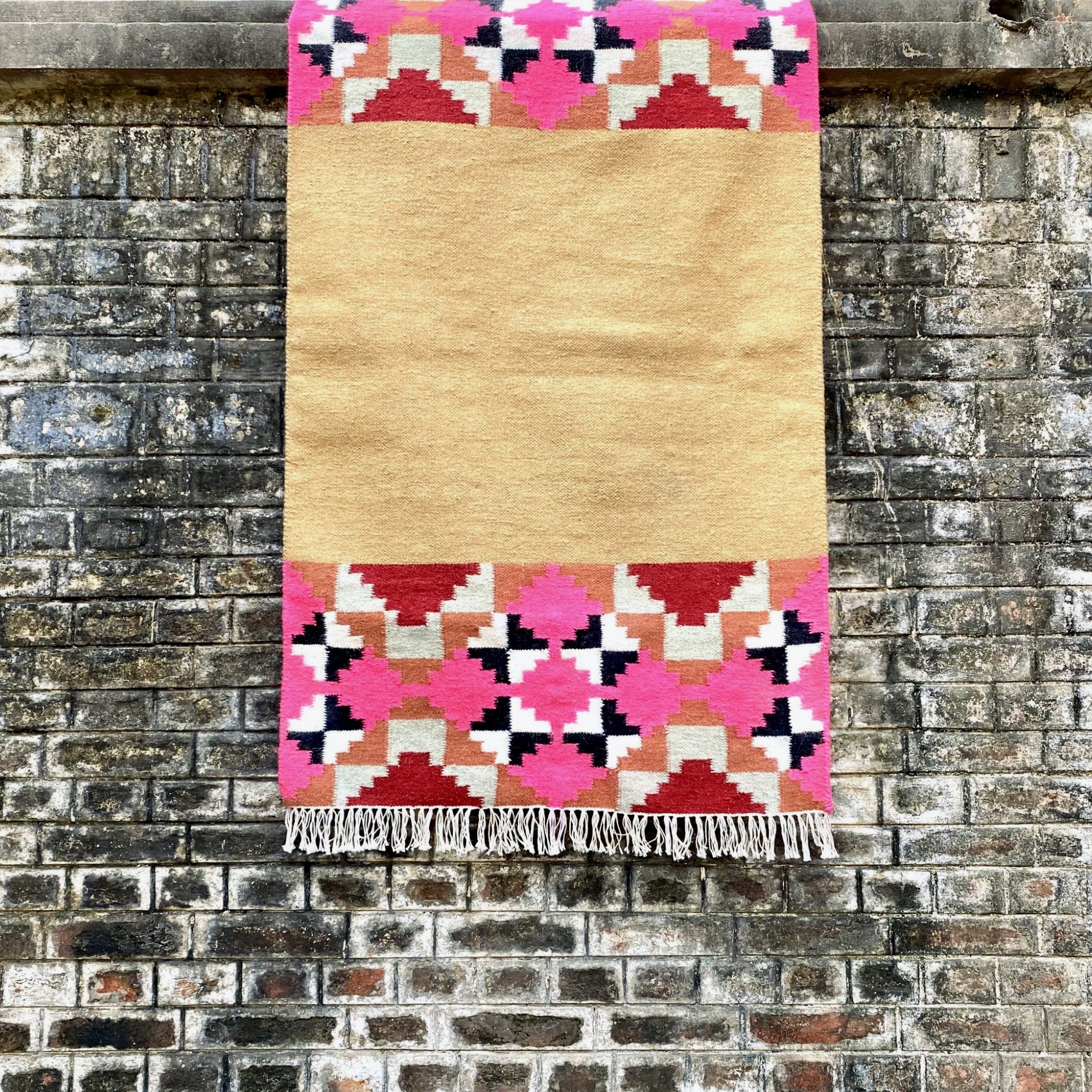 Fulkaari Wool Handwoven Dhurrie - The Rugs Story