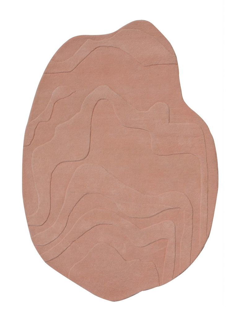 Terrain Pink Handmade Rug - The Rugs Story