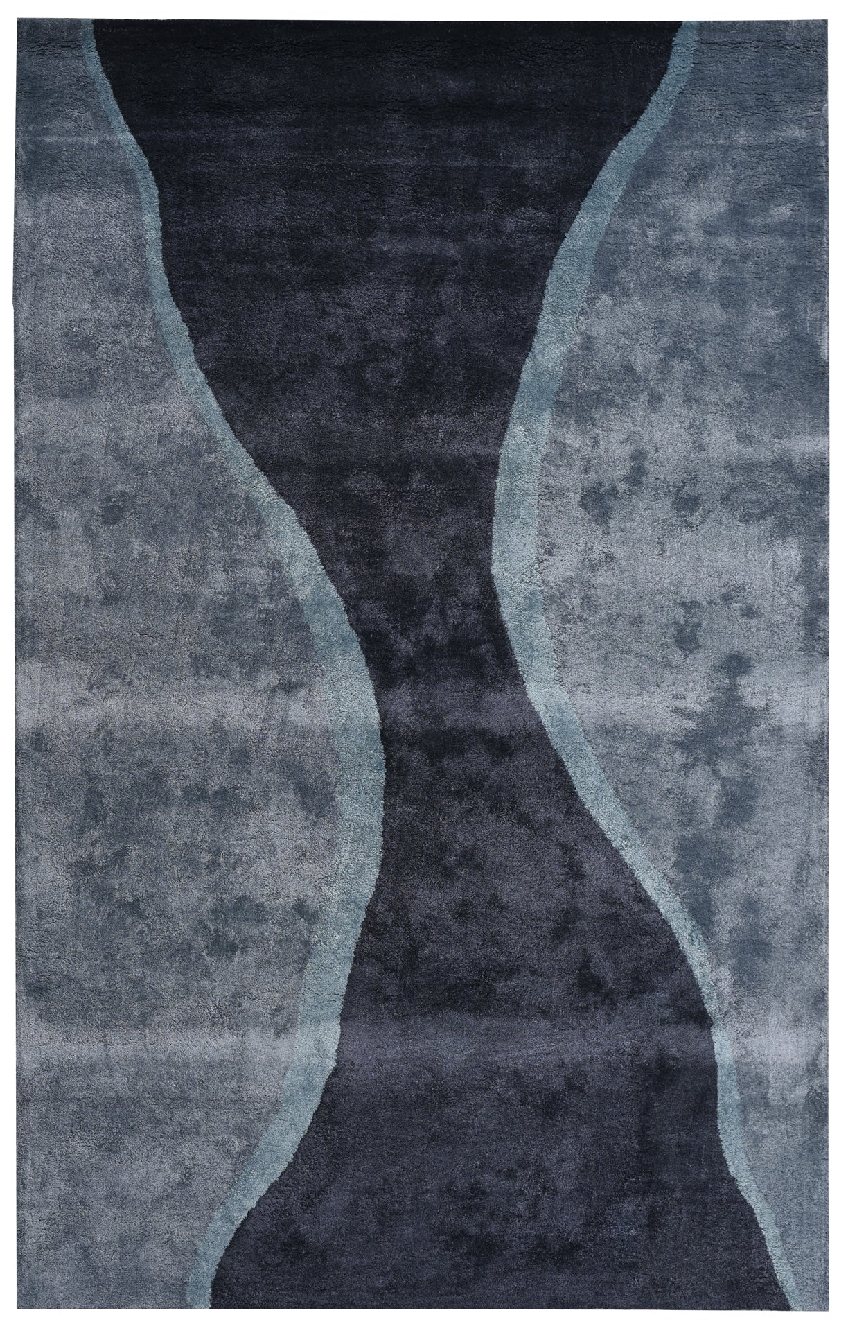 Stream Viscose Handmade Rug - The Rugs Story