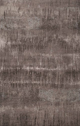 Thunderstorm Brown Wool Viscose Handknotted Rug