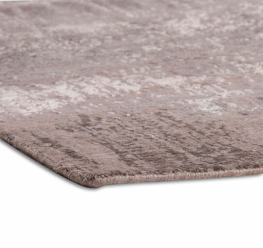 Thunderstorm Brown Wool Viscose Handknotted Rug