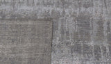 Thunderstorm Grey Wool Viscose Handknotted Rug