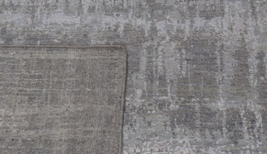 Thunderstorm Grey Wool Viscose Handknotted Rug