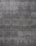 Thunderstorm Grey Wool Viscose Handknotted Rug