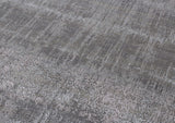 Thunderstorm Grey Wool Viscose Handknotted Rug