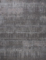 Thunderstorm Grey Wool Viscose Handknotted Rug