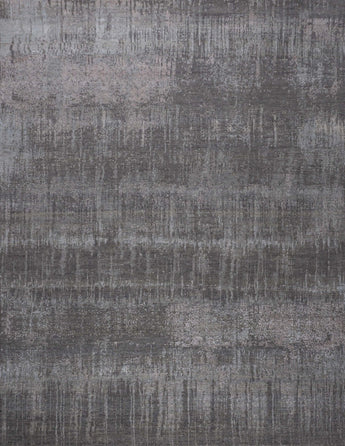 Thunderstorm Grey Wool Viscose Handknotted Rug
